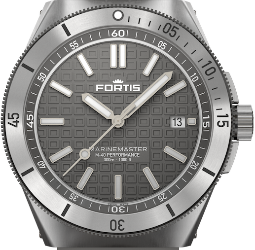 Fortis Marinemaster Rockstone Gray Kautschuk 40mm Automatik F8120005