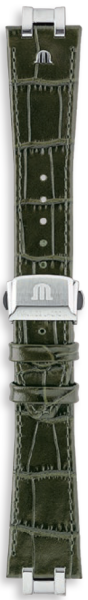 Maurice Lacroix Aikon Lederband grün inkl. Schliesse...