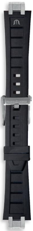 Maurice Lacroix Aikon Kautschukband inkl. Schliesse 25mm ML640-005007