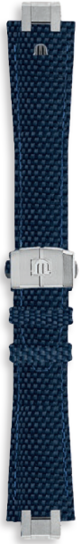 Maurice Lacroix Aikon Textil/Lederband blau...