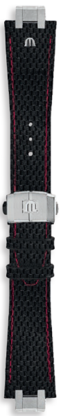 Maurice Lacroix Aikon Textil/Lederband schwarz...