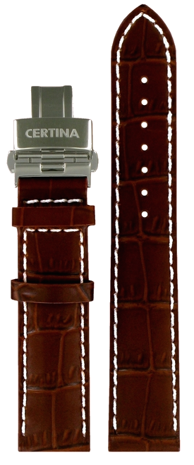 Certina DS Podium Lederban braun 19/18mm C600016923