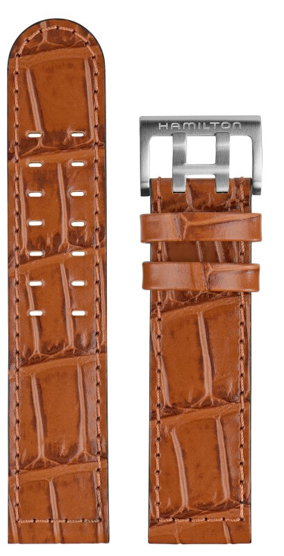 Hamilton Khaki Aviation Lederband 22/22mm H690.767.108