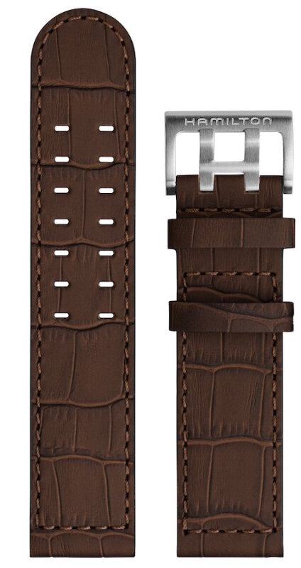 Hamilton Khaki Aviation Lederband 22/22mm H690.767.206