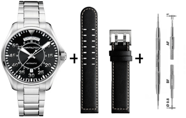 Hamilton Khaki Pilot Automatikuhr Day Date Set H64615135