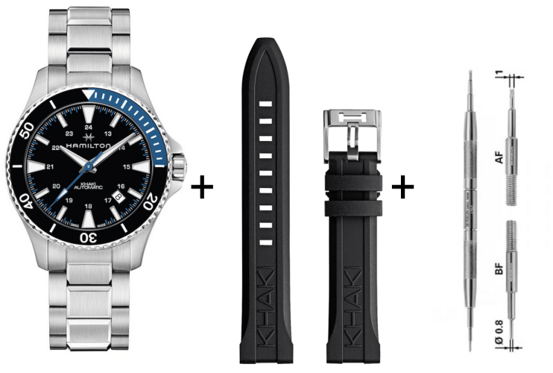 Hamilton Khaki Navy Scuba Automatik 40mm Set H82315131