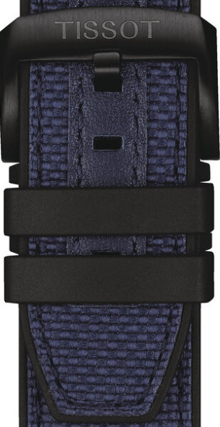 Tissot T-Connect Textillederband blau 22mm T604047052
