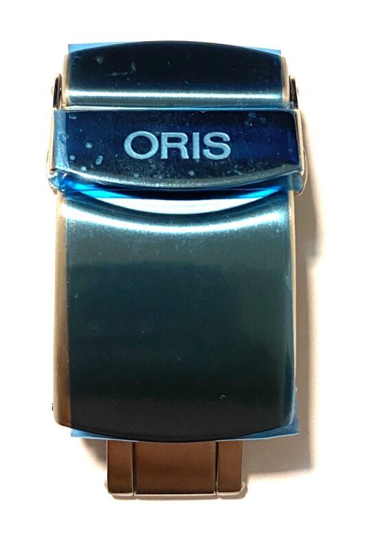 Oris Edelstahl Faltschliesse für Kautschukbänder 20mm 07 31 20 40EB