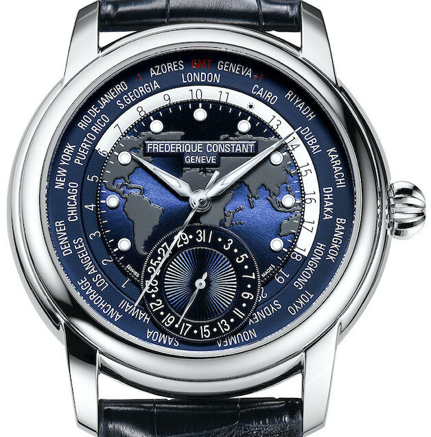Frederique Constant Classics Worldtimer Manufacture FC-718NWM4H6