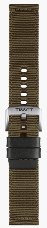 Tissot Textil Lederband khaki 22mm T852046756