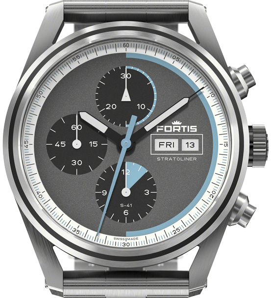 Fortis Stratoliner S-41 Cosmic Gray F2340008