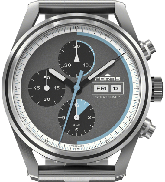 Fortis Stratoliner S-41 Cosmic Gray F2340008