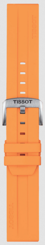 Tissot Silikonband orange 22mm für diverse Modelle T852047918