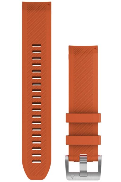 Garmin MARQ Silikonband Dunkelorange Quickfit 22mm...