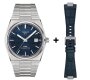 Tissot T-Classic PRX Powermatic 80 T137.407.11.041.00 SET + Lederband blau