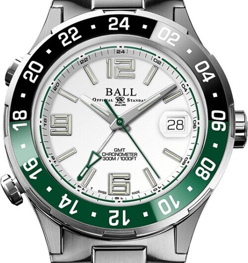 Ball Roadmaster Pilot GMT 40mm Limited Edition DG3038A-S3C-WH