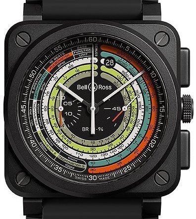 Bell & Ross Chrono Multimeter BR0394-SW-CE/SRB