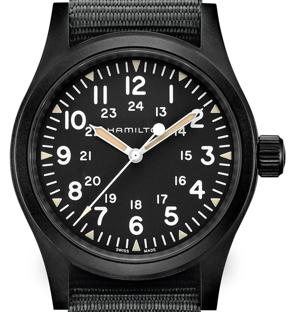 Hamilton Khaki Field 38 Mechanical Black H69409930 Ausstellungsstück