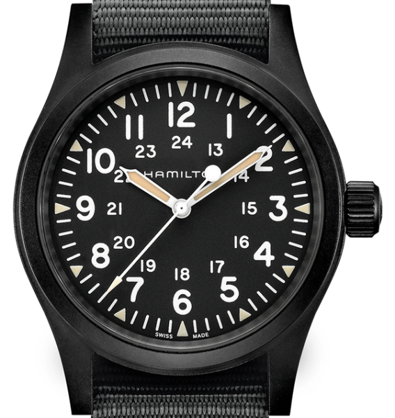 Hamilton Khaki Field 38 Mechanical Black H69409930...