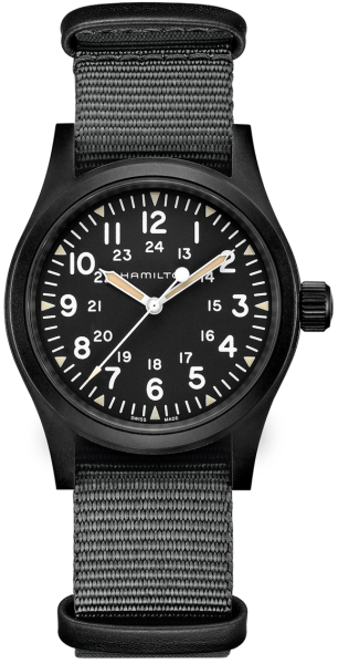 Hamilton Khaki Field 38 Mechanical Black H69409930...