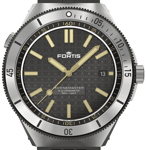 Fortis Marinemaster Black Resin M-44 F8120017