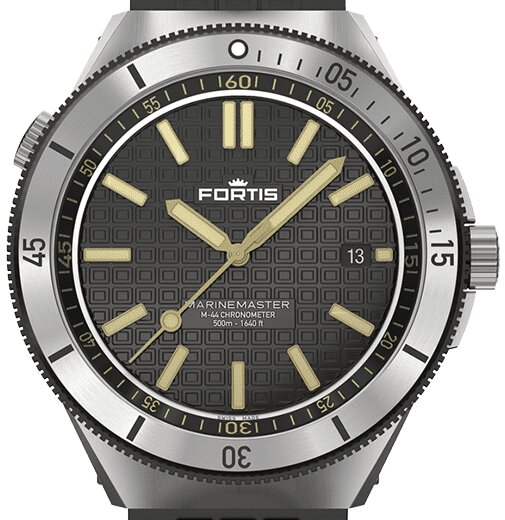 Fortis Marinemaster Black Resin M-44 F8120017