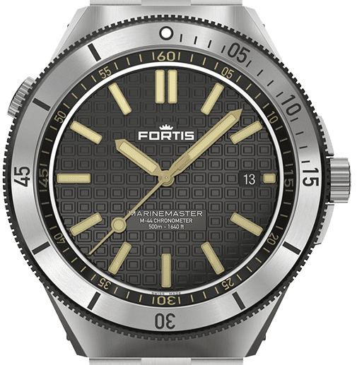 Fortis Marinemaster Black Resin M-44 F8120018