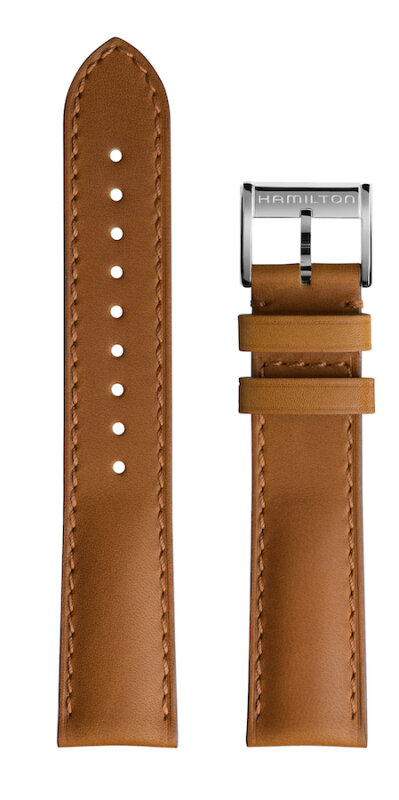 Hamilton Intramatic Lederband cognacbraun 20/18mm H690.384.112