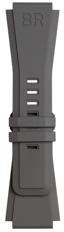 Bell & Ross Kautschukband grau 24mm B-P-024