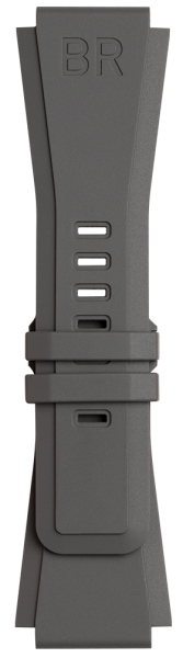 Bell & Ross Kautschukband grau 24mm B-P-024
