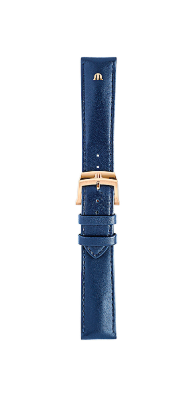 Maurice Lacroix Lederband blau 20/18mm inkl. Schliesse ML740-005013