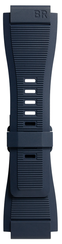 Bell & Ross Kautschukband blau 24mm B-P-034