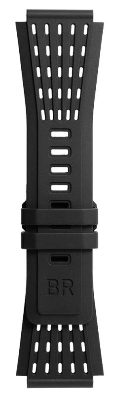 Bell & Ross Kautschukband schwarz 24mm B-P-035