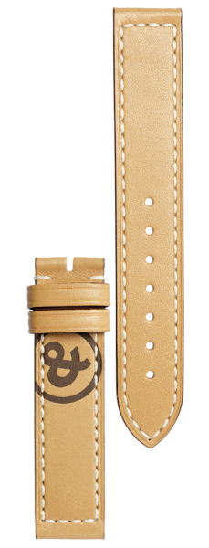 Bell & Ross Kalbslederband Heritage beige 18mm B-V-043