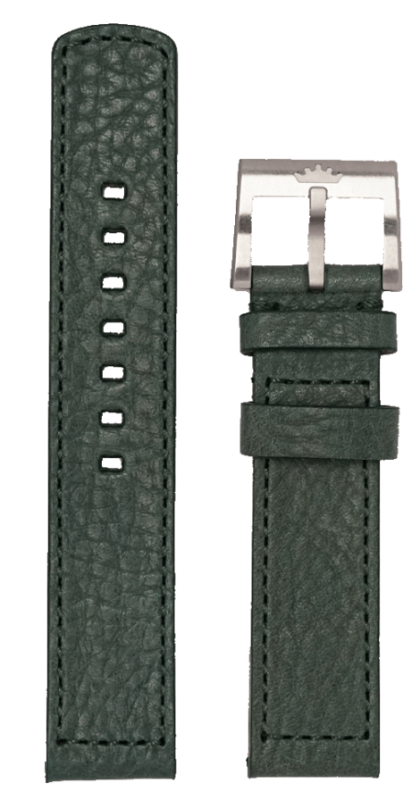 Fortis Heritage Lederband grün 20mm B3000159