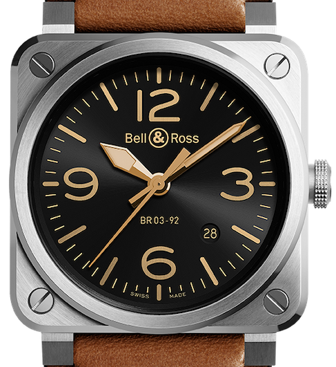 Bell & Ross 03-92 GOLDEN HERITAGE BR0392-GH-ST/SCA