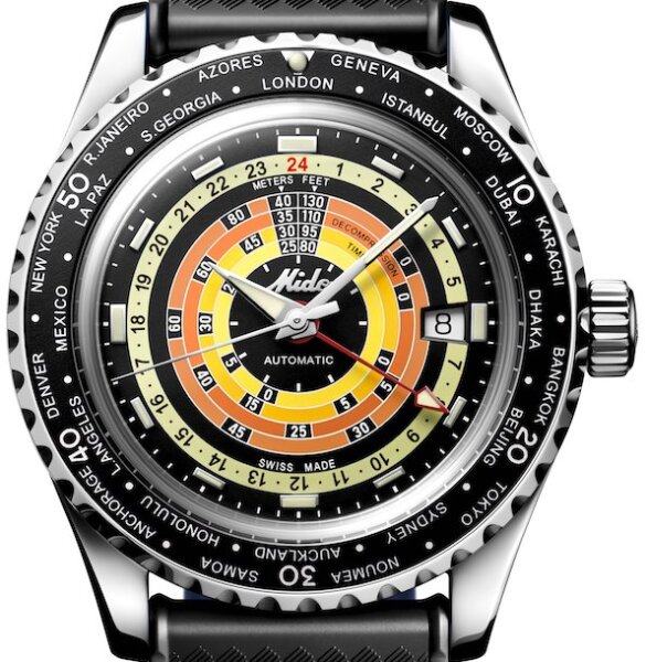 Mido DECOMPRESSION Worldtimer 40,5mm M026.829.17.051.00