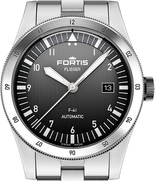 Fortis Flieger F-41 Black Automatik F4220017