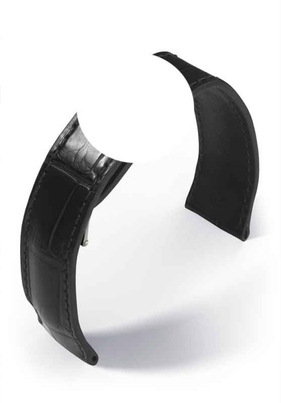 Maurice Lacroix Pontos Louisiana Kroko schwarz 21mm ohne Schliesse 2925