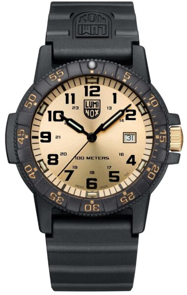 Luminox Leatherback Sea Turtle Giant Schwarz/Goldfarben...