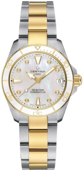 Certina DS Action Lady Diamanten 34,5mm C032.007.22.116.00