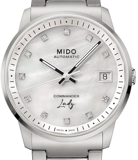 Mido Commander II Lady Automatik Diamanten M021.207.11.106.00