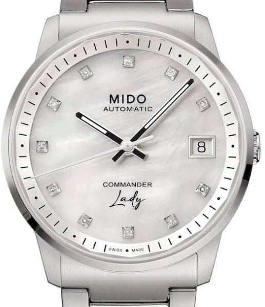 Mido Commander II Lady Automatik Diamanten...