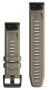 Garmin Quickfit Silikonband dunkler Sandstein 22mm 010-12863-02