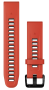 Garmin QuickFit® 20mm Flammenrot/Graphit Silikon 010-13279-04