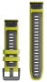 Garmin Quickfit Silikonband 22mm Limone/Graphit 010-13280-03