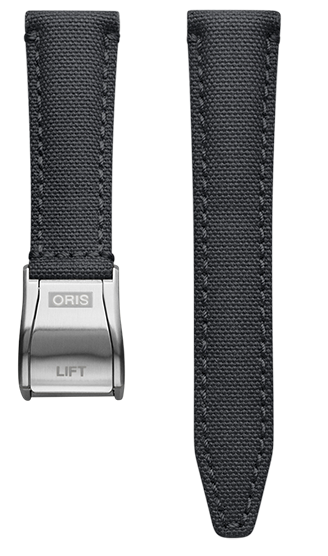 Oris Big Crown Textilband grau 20mm 07 3 20 05LC
