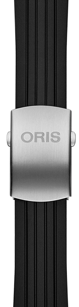 Oris Kautschukband schwarz inkl. Schliesse 24mm 07 4 24 14EB