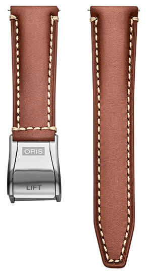 Oris Big Crown Lederband braun inkl. Schliesse 20mm 07 6...