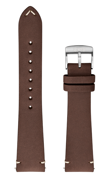 Oris Divers Sixty-Five Lederband braun inkl. Schliesse 20mm 07 5 20 55